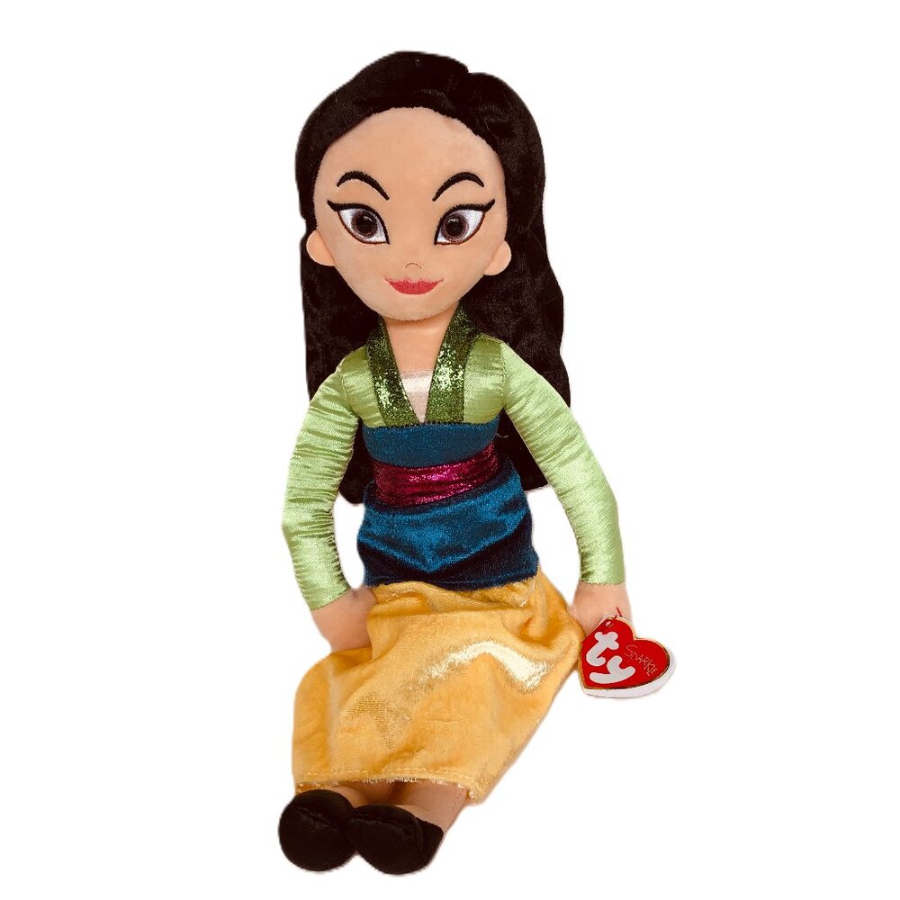 Ty New w/ Tag Sparkle Disney’s Mulan Plush Doll  16"( 41cm )